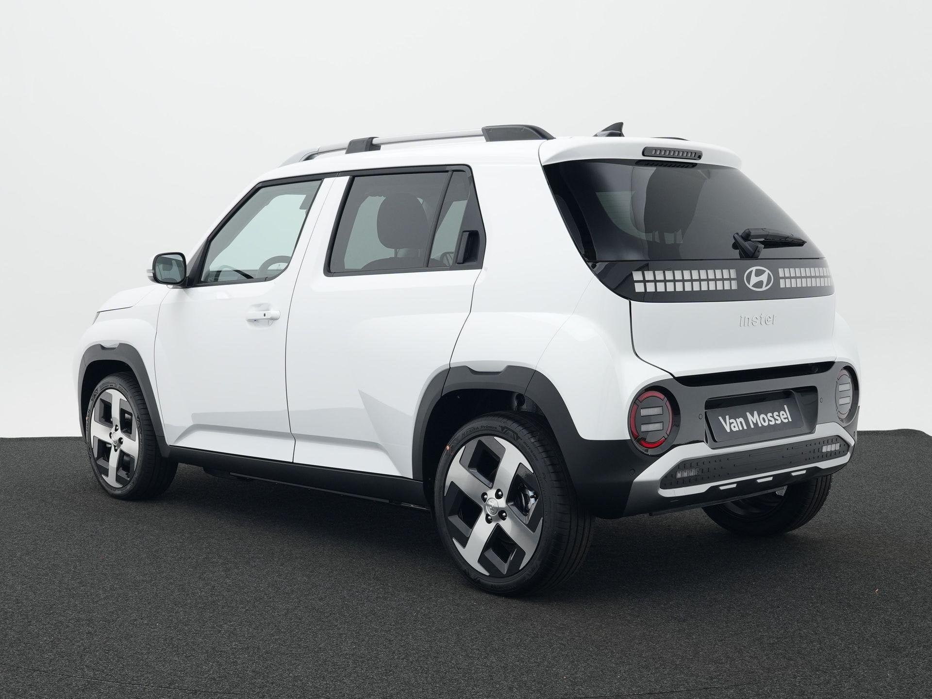 Hyundai INSTER Pulse Advanced 42 kWh | Stoel/ stuurverwarmin, Auto's, Hyundai, Stof, 1280 kg, Met garantie (alle), Wit