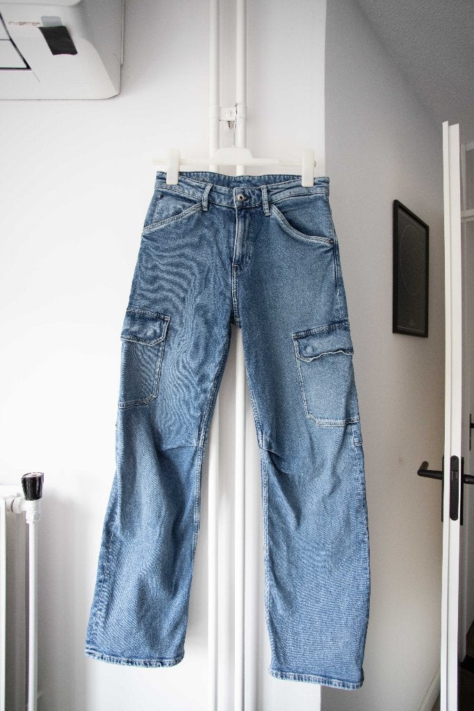 Eve Low Wide Leg Cargo Pants Jeans G-star maat 26-32, Blauw, Ophalen of Verzenden, W27 (confectie 34) of kleiner, G-STAR RAW