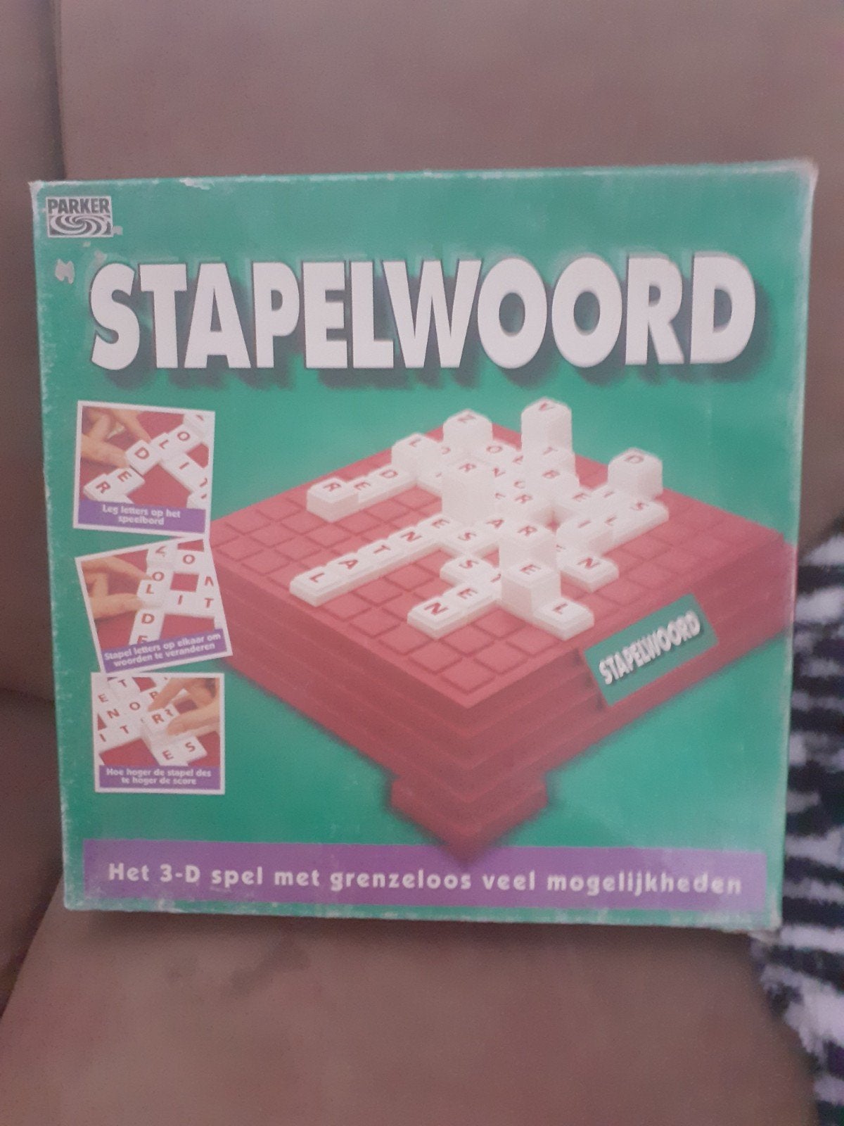 Stapelwoord: Het 3D-spel met grenzeloos veel mogelijkheden, Hobby en Vrije tijd, Drie of vier spelers, Ophalen of Verzenden, Gebruikt