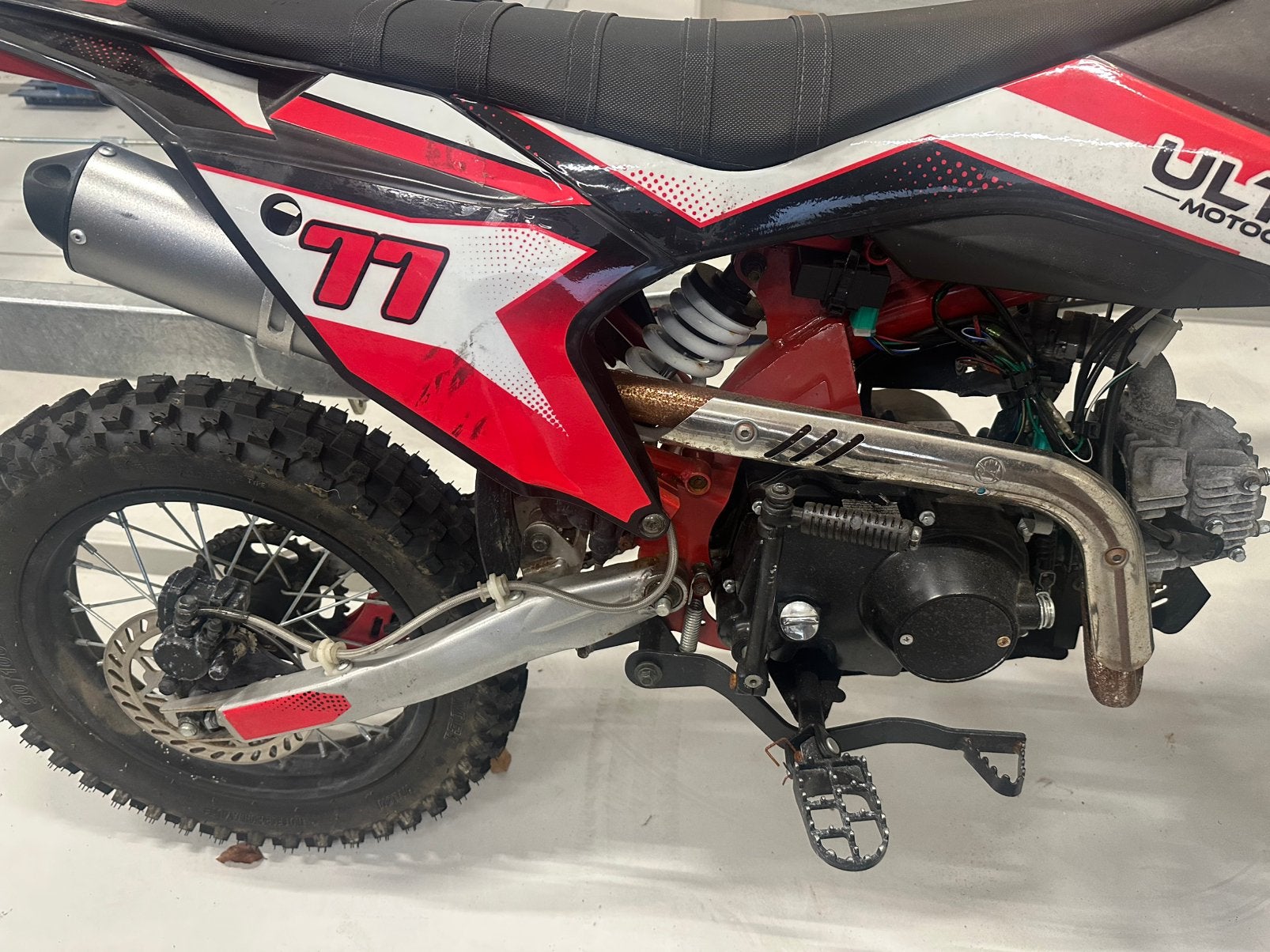 Pitbike dirtbike 125cc 4 takt, Fietsen en Brommers, Minibikes, Midibikes en Pitbikes, Ophalen, Gebruikt, 125 cc, Pitbike