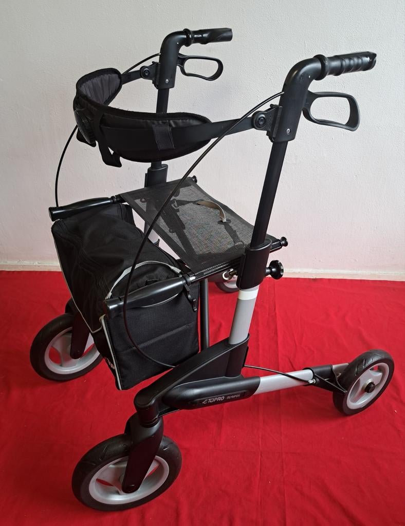 Rollator Topro Olympos ATR maat - S Lichtgewicht ingeklapt, Diversen, Ophalen, Opvouwbaar, Zo goed als nieuw