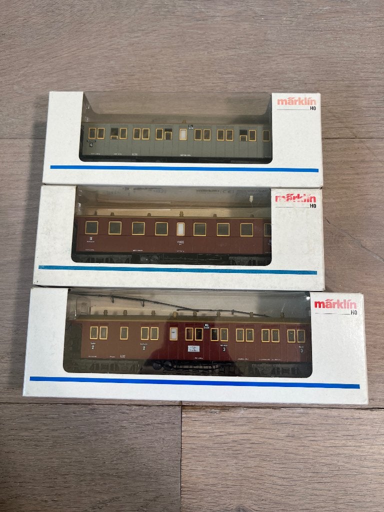 Marklin 4211, 4214, 42101 ho wagons nieuwstaat, Wisselstroom, Verzenden, Märklin, Nieuw