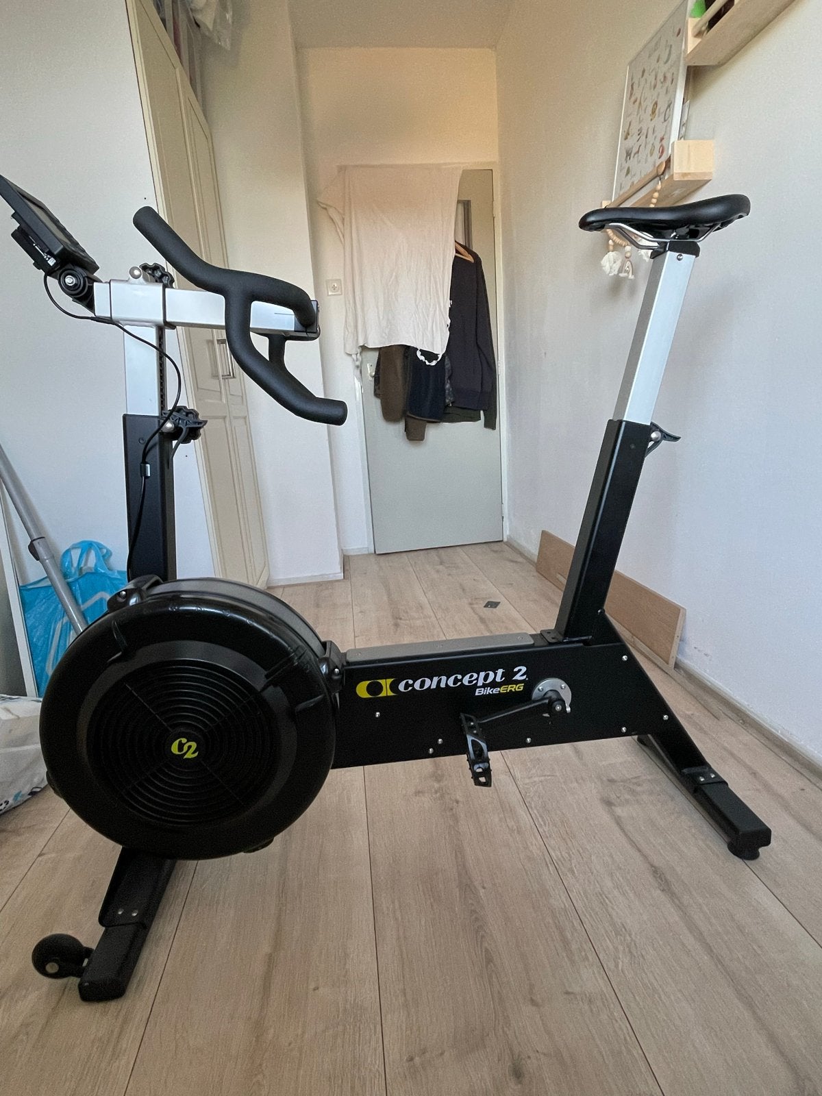 Concept 2 BikeErg - Zo goed als nieuw, Sport en Fitness, Ophalen, Zo goed als nieuw, Metaal, Benen