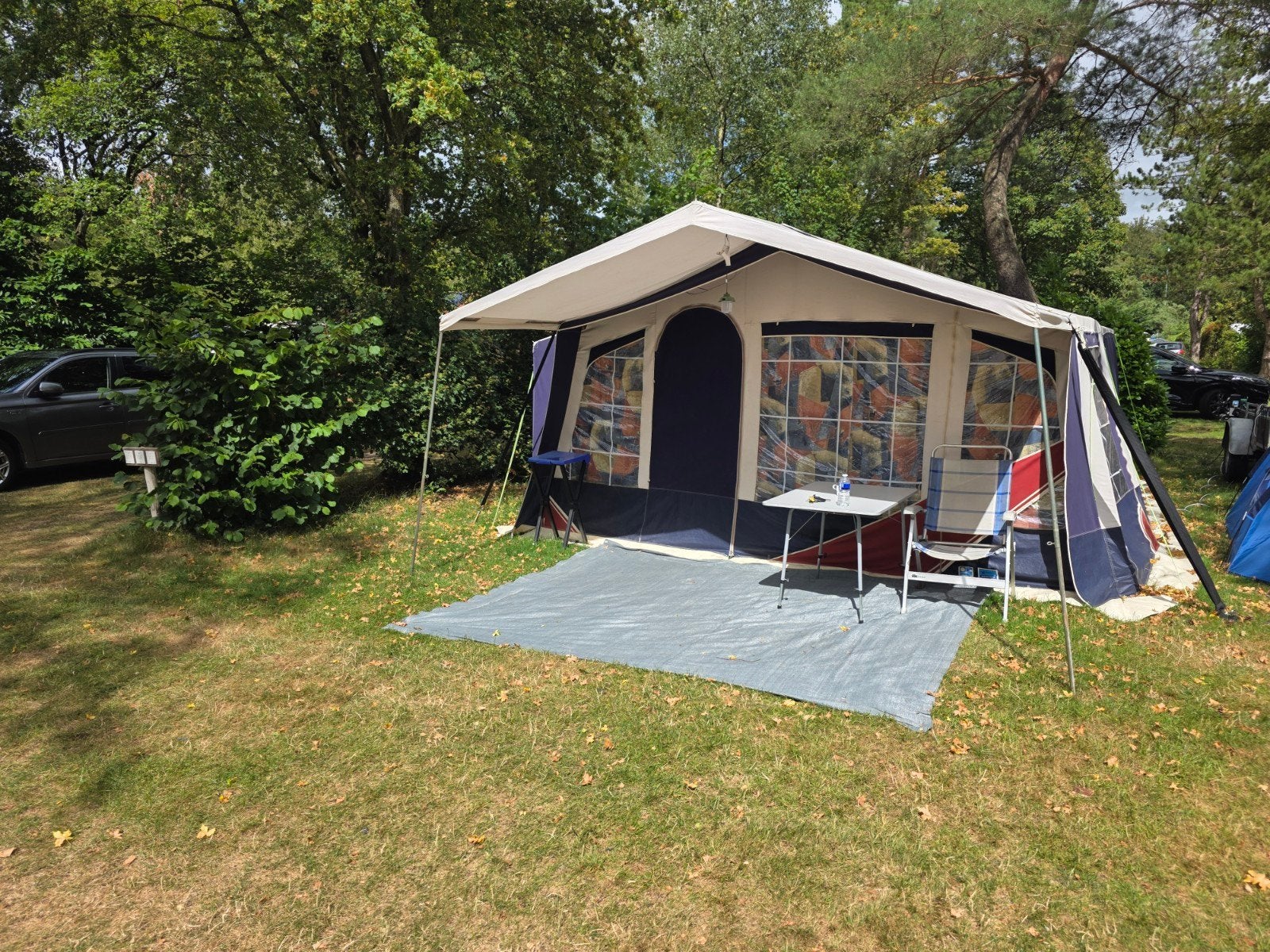 Ruime vouwwagen met voortent en luifel, Caravans en Kamperen, Ophalen, Gebruikt