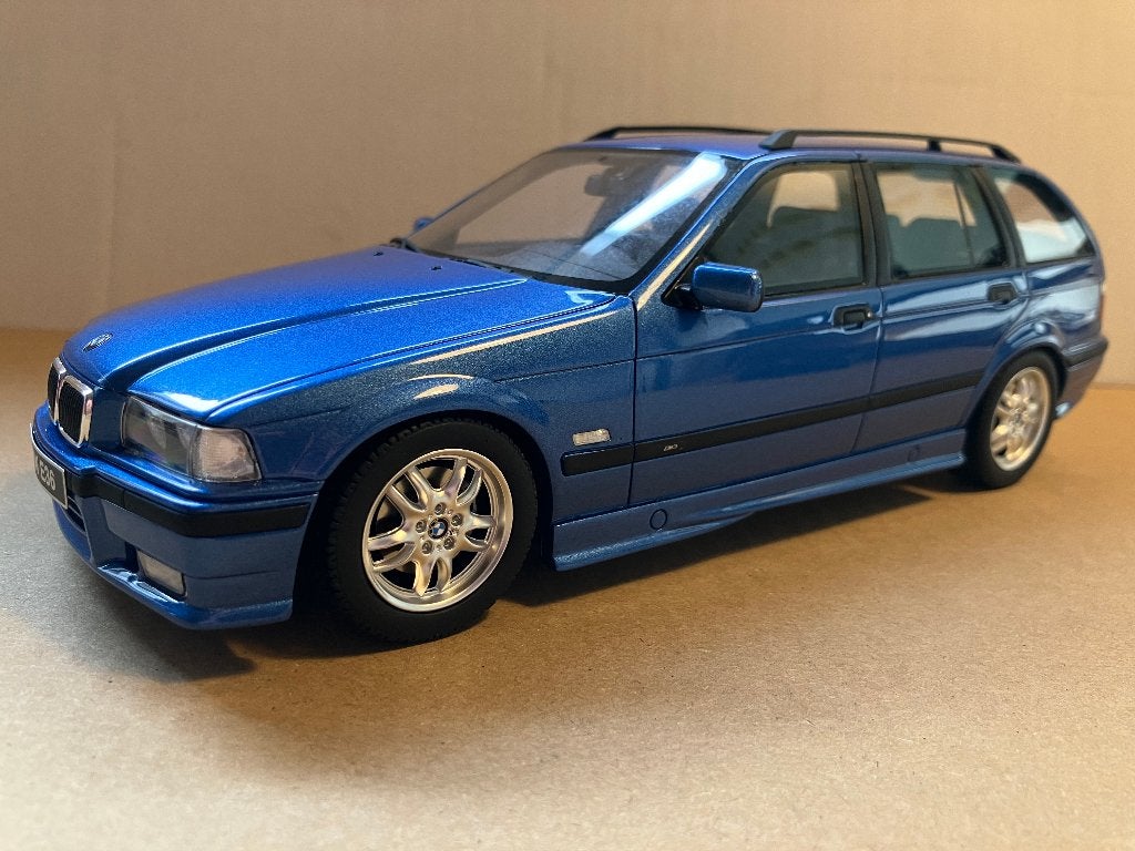 BMW 328i Touring (e36) Blauw metallic  1/18 Otto, Ophalen of Verzenden, Nieuw, Auto, OttOMobile