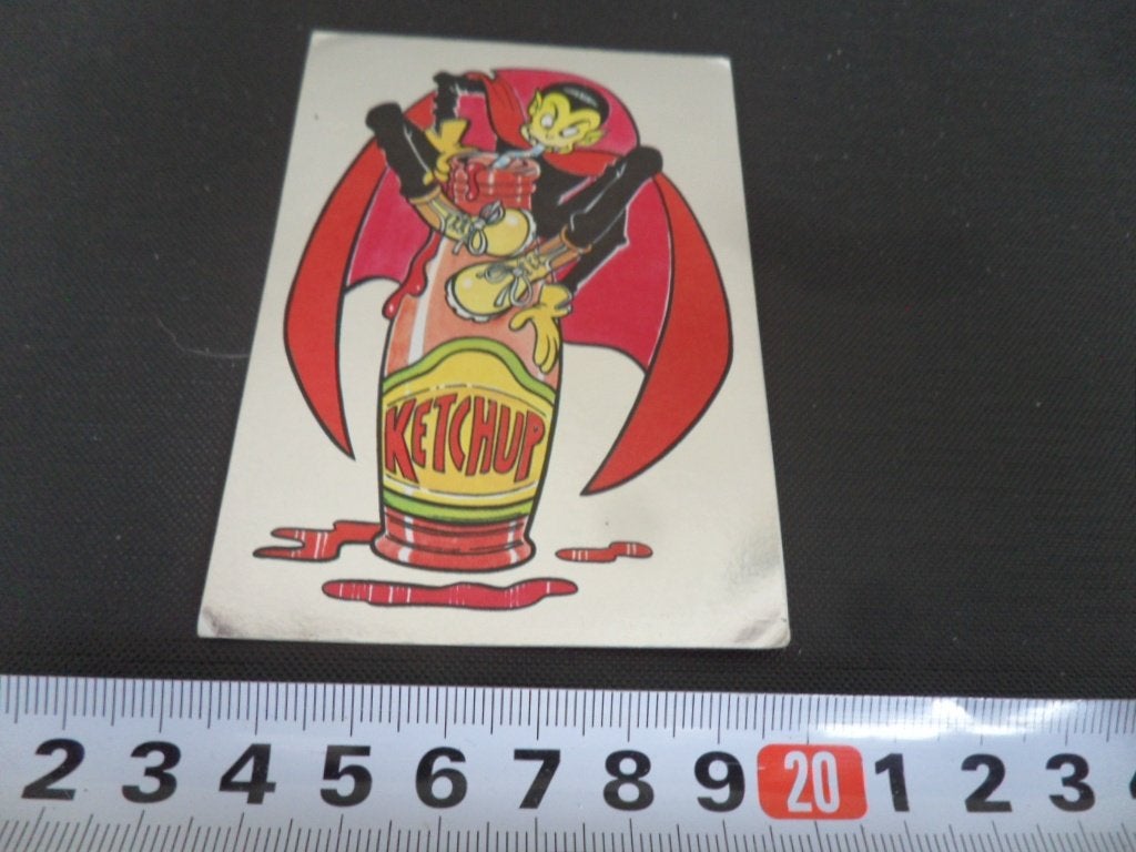 sticker panini fantasticker folie strip vampier ketchup, Verzamelen, Ophalen of Verzenden, Zo goed als nieuw