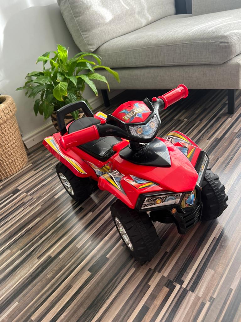 Eco Toys Quad Red Loopauto, Ophalen of Verzenden