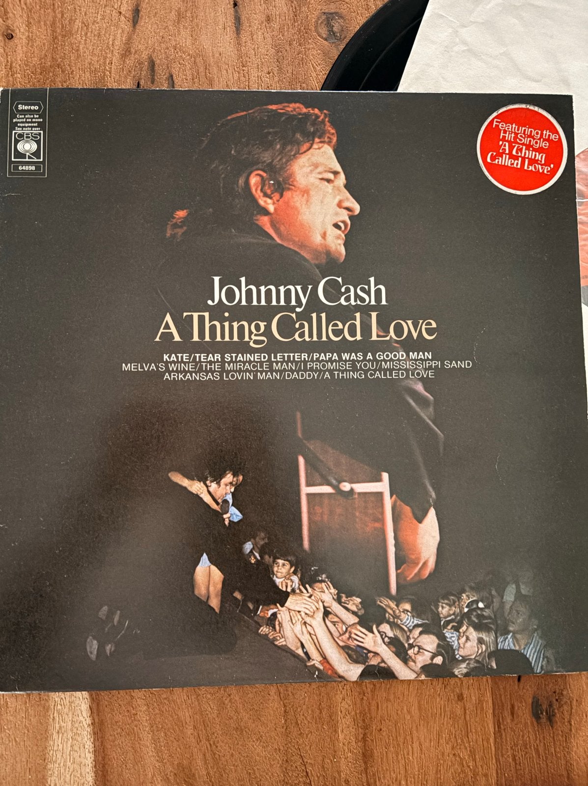 Johnny Cash - A Thing Called Love LP (1972), LP, Gebruikt, Overige genres, Ophalen of Verzenden