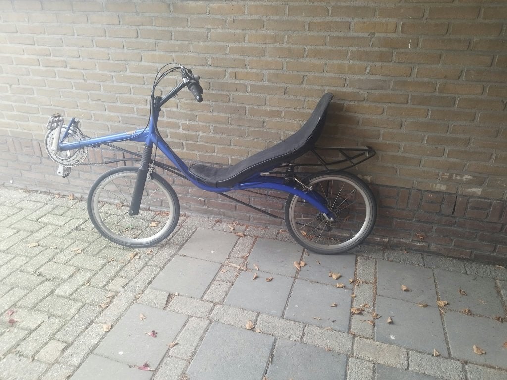 M5 shockproof ligfiets, Fietsen en Brommers, Gebruikt, Bovenstuur, Schijfrem, Ophalen