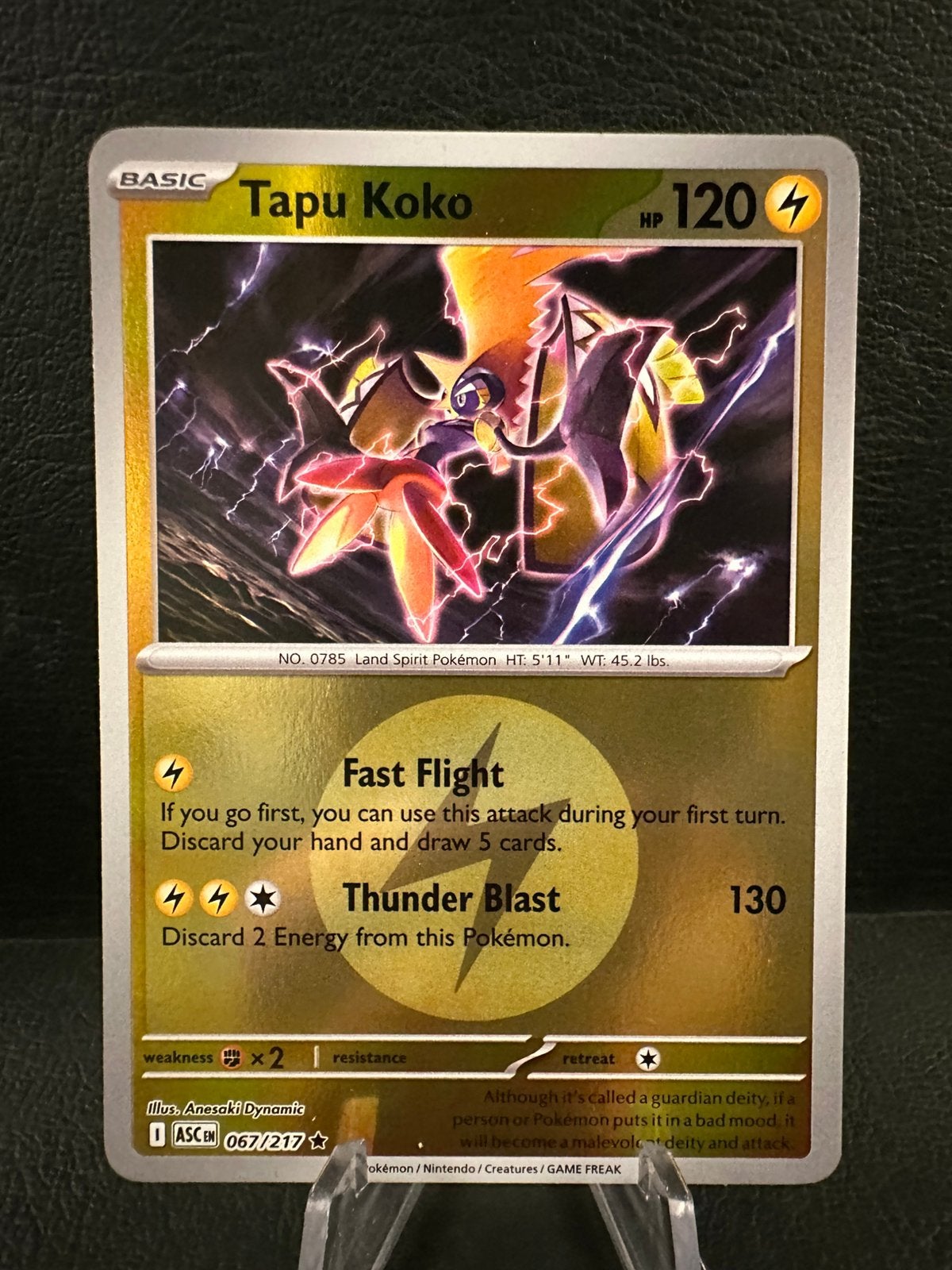 Pokemon ascended heroes tapu koko reverse holo energy symbol, Ophalen of Verzenden, Nieuw