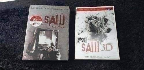 Te koop dvd box Saw1-6  , dvd saw 3d en mark.of the devil, Engels, Vanaf 16 jaar, Nederlands, Overige genres