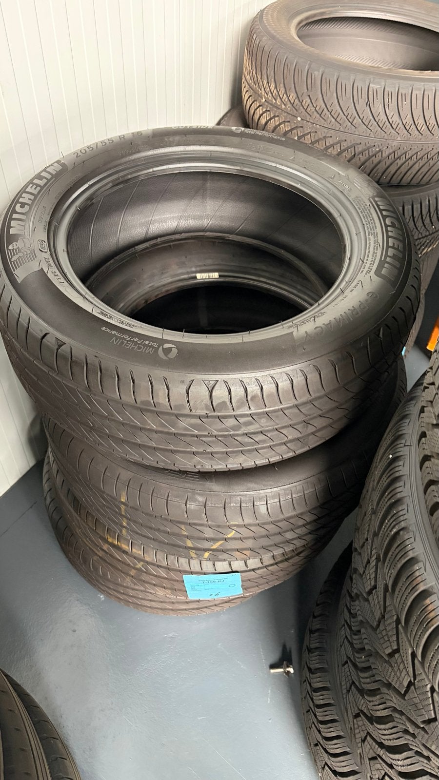 Gloednieuwe Michelin zomerbanden 205/55 R16 - 94V, Ophalen, 16 inch, Nieuw, 205 mm