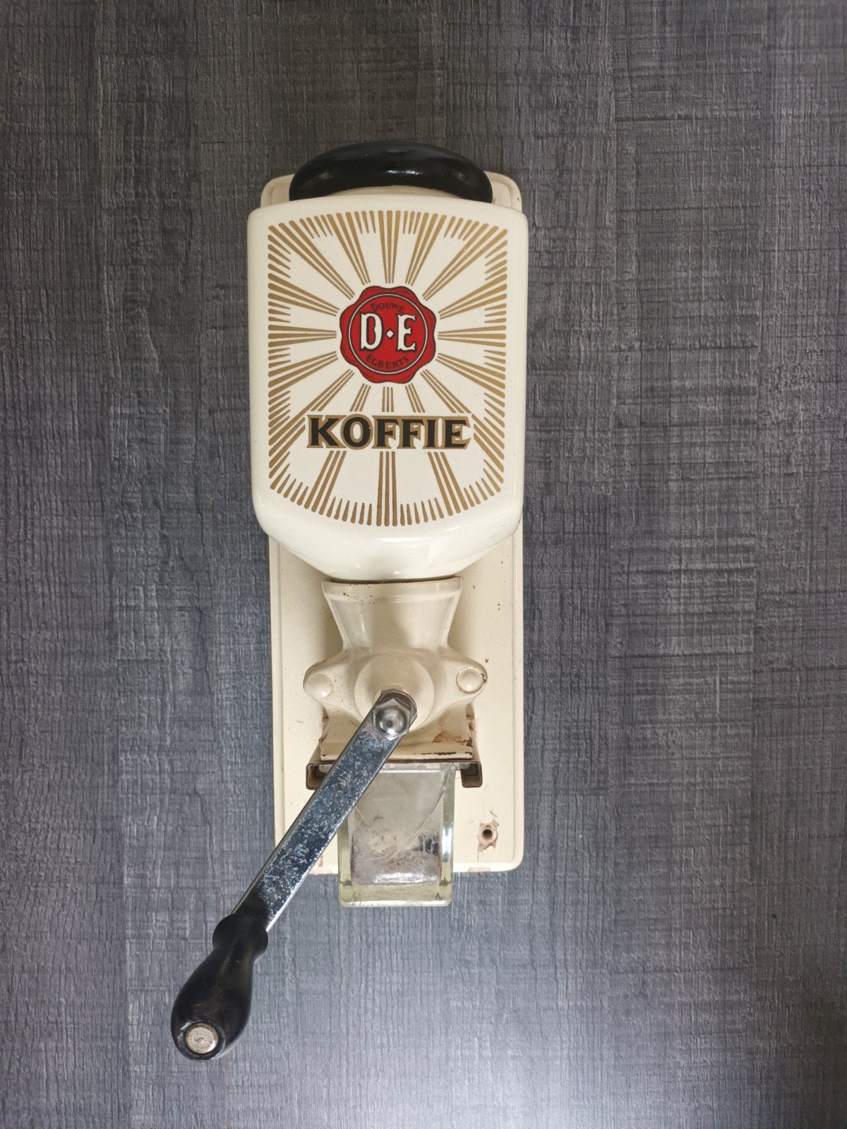 Vintage Douwe Egberts Koffiemolen - wandmodel, Ophalen of Verzenden