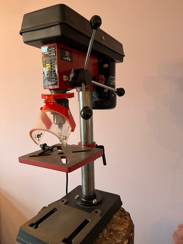 TopCraft TSB 416 Kolomboormachine / Tafelboormachine 400W, Doe-het-zelf en Verbouw, Gereedschap | Boormachines, Ophalen, Gebruikt