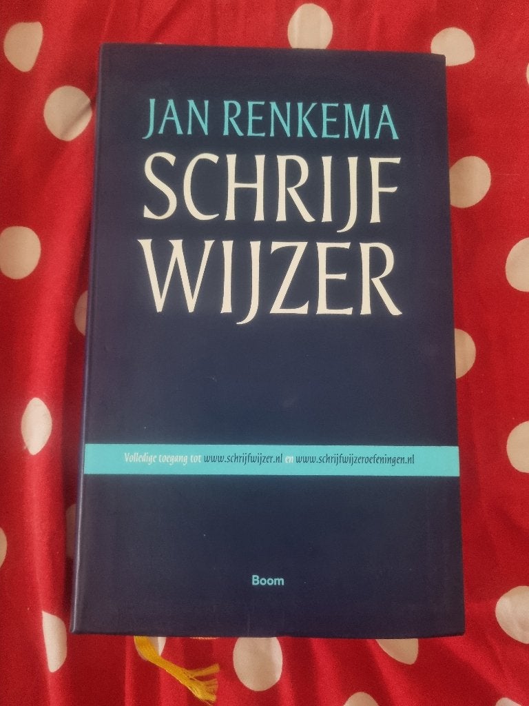 Schrijfwijzer - Jan Renkema, Ophalen of Verzenden, Zo goed als nieuw, Jan Renkema