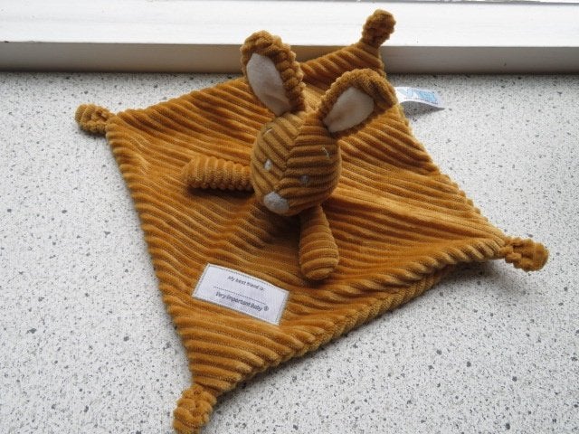 Knuffeldoek konijn merk VIB Very Important Baby cognac kleu-, Overige merken, Konijn, Ophalen of Verzenden, Zo goed als nieuw