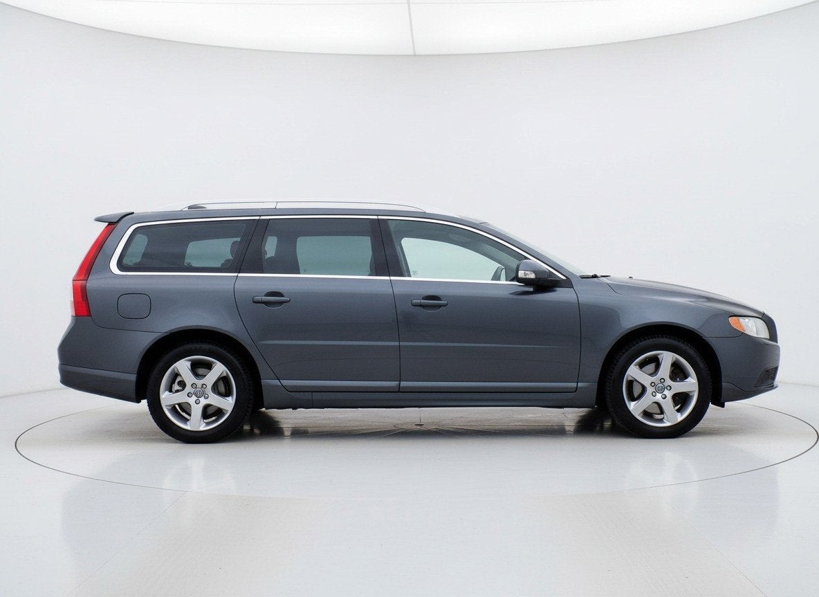 Volvo V70 2.4 D5 Summum|AUT|Cruise|Leder|Xenon|Memory|Trekh., Auto's, Volvo, Gebruikt, 2000 kg, Diesel, Grijs