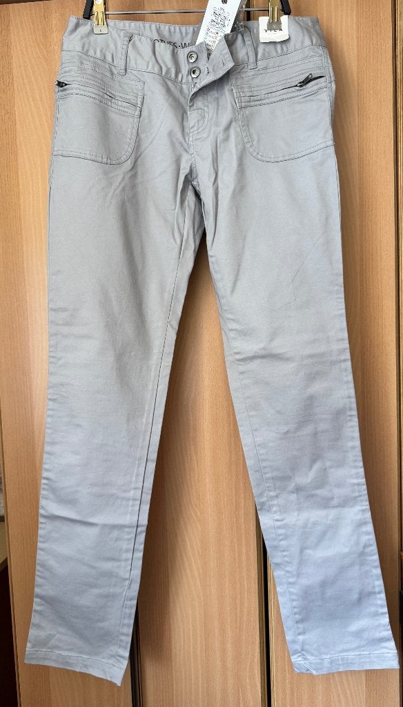 Nieuw lichtgrijze broek Vila, Maat 38/40 (M), Vila, Nieuw, Ophalen of Verzenden