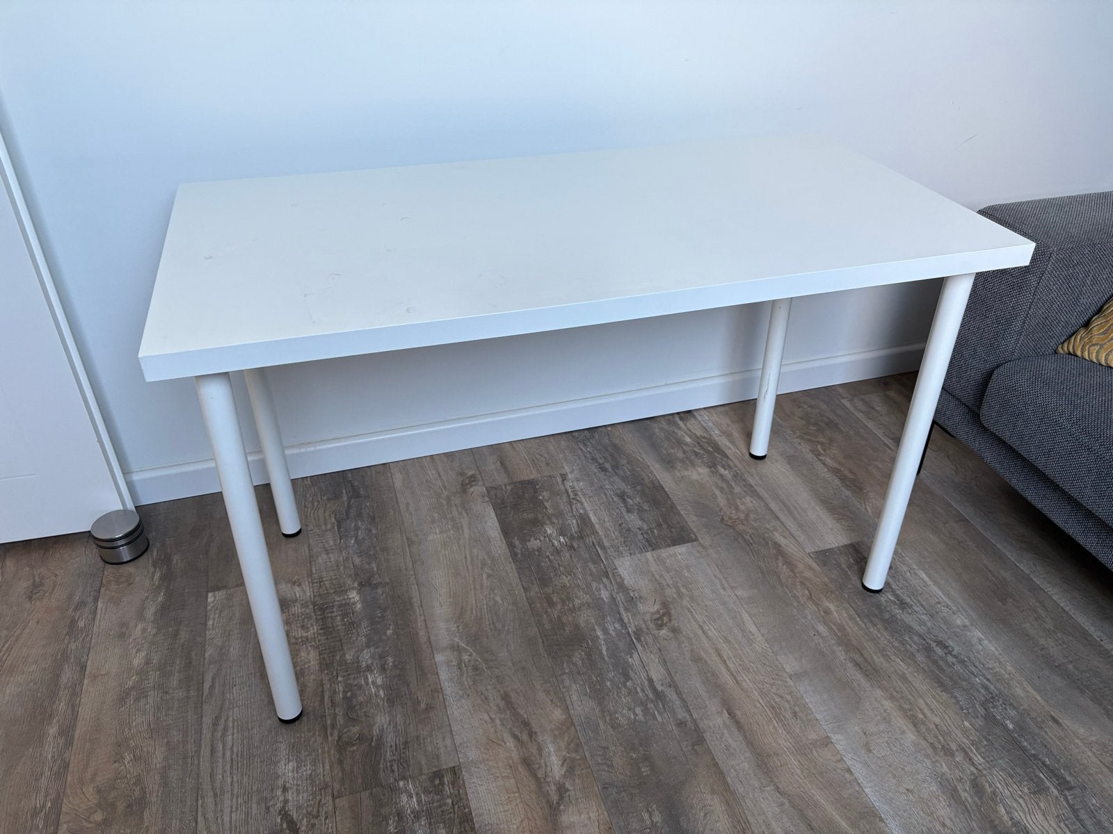 Ikea Witte tafel / bureau 120x60 cm, Ophalen, Gebruikt