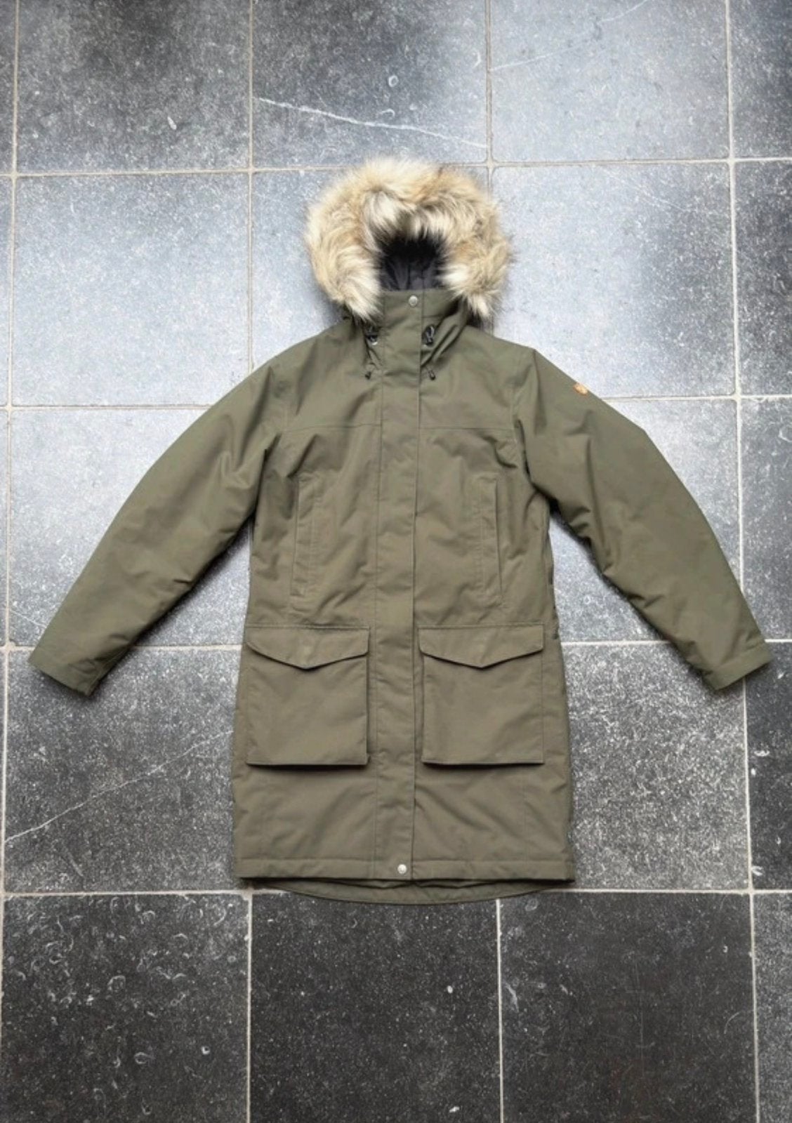 Fjällräven Nuuk Lite Parka – donkergroen – maat S/XS, Ophalen of Verzenden, Nieuw, Maat 36 (S), Groen