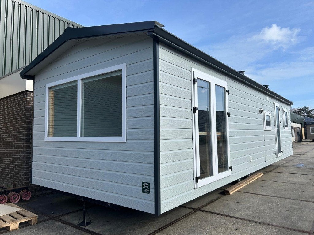 Incl Transport ZARO 10,5 x 3,77 Chalet | Stacaravan te koop, Tot en met 4