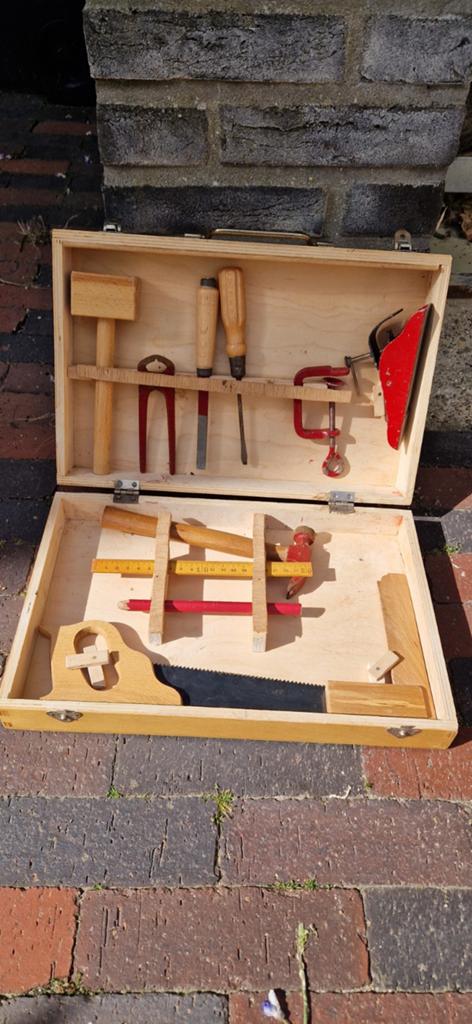 Houten Gereedschapskist voor Kinderen, Kinderen en Baby's, Ophalen of Verzenden, Gebruikt, Overige typen