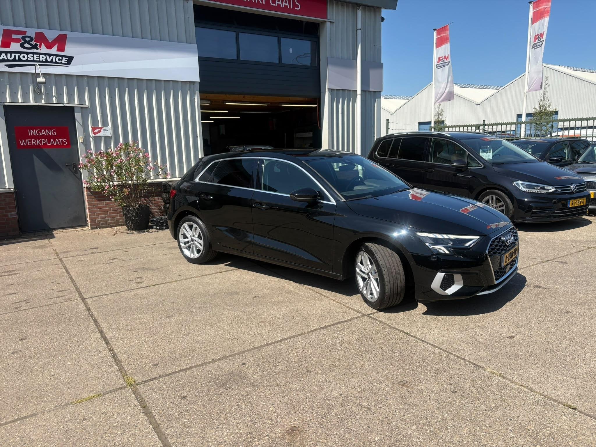 Audi A3 Sportback 30 TFSI Advanced edition S-tronic, Clima,, Auto's, Stof, Gebruikt, Zwart, Origineel Nederlands