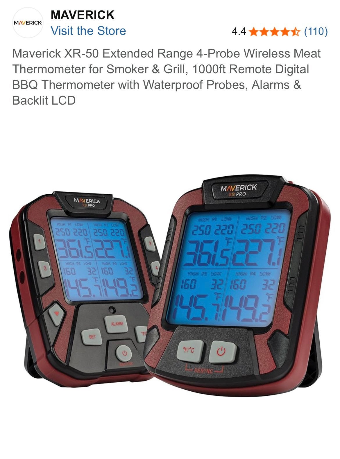 BBQ thermometer, Ophalen of Verzenden, Zo goed als nieuw