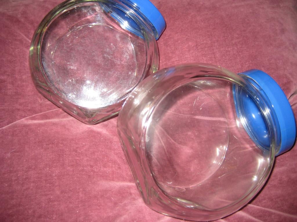 2 grote bonbon-glazen (199), Overige typen, Ophalen of Verzenden, Zo goed als nieuw, Glas