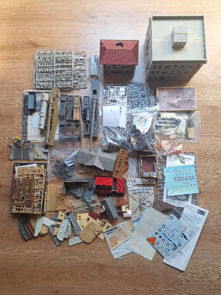 Lot 1:72 1/72 Diorama materialen, Ophalen of Verzenden, Gebruikt, 1:50 of kleiner, Diorama