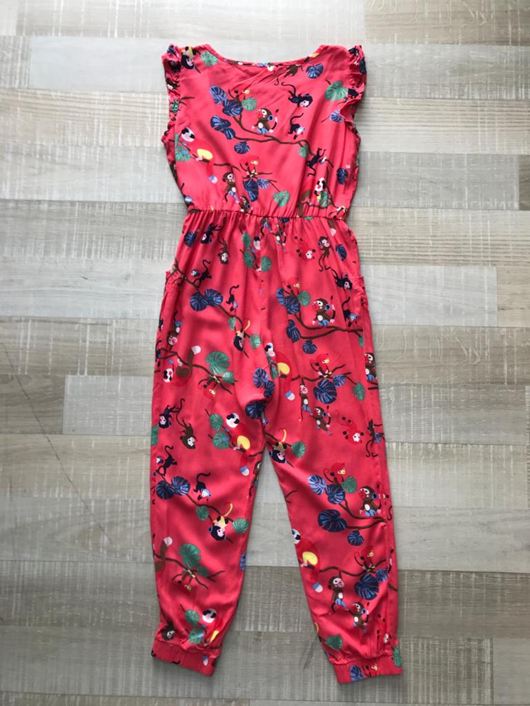 Roze jumpsuit H&M maat 122, Ophalen, Gebruikt, Meisje