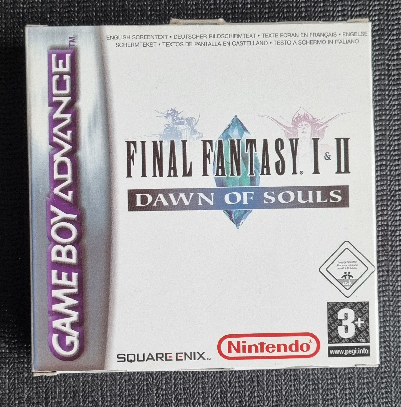 Final Fantasy I & II Dawn of Souls Game Boy Advance, Gebruikt, 1 speler, Ophalen of Verzenden, Role Playing Game (Rpg)