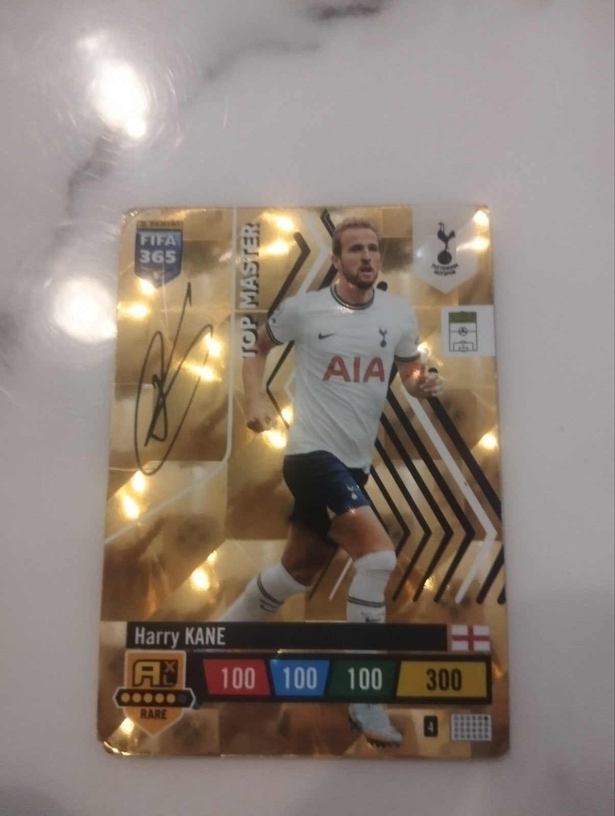 Harry Kane handtekening panini kaart, Ophalen, Zo goed als nieuw