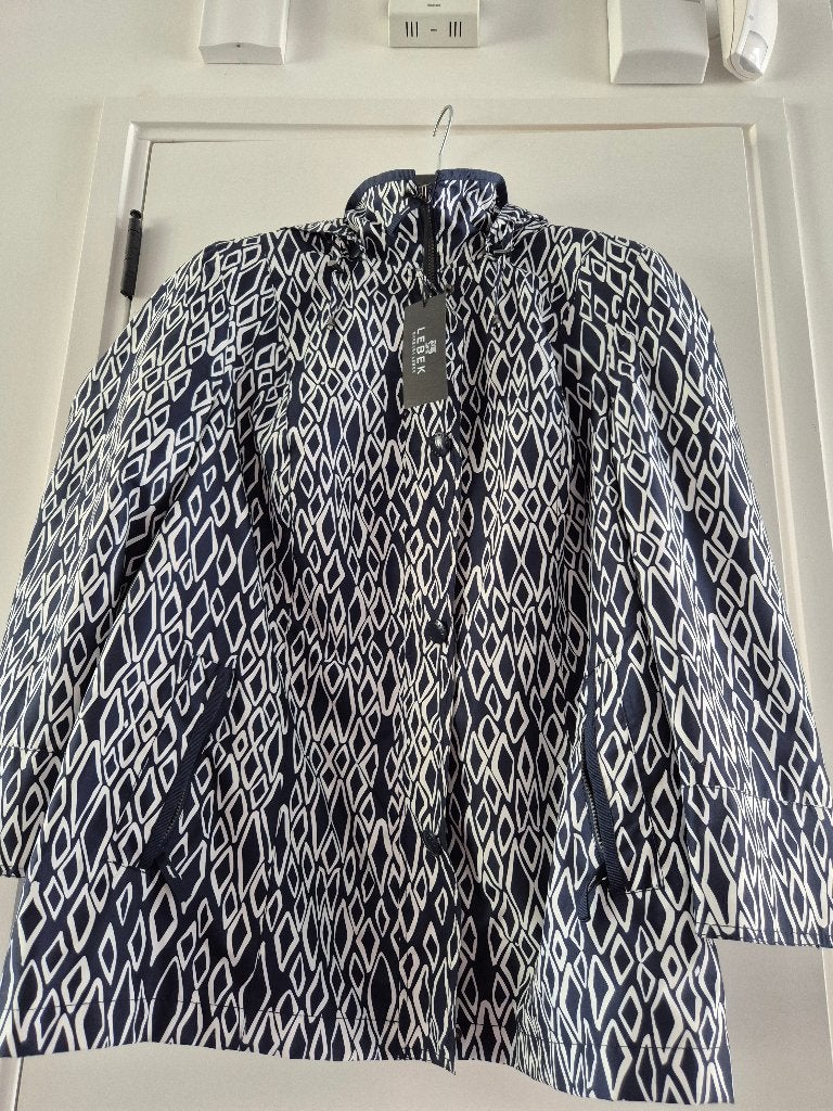 Barbara Lebek zomerjas maat 46 en waterdicht, Kleding | Dames, Blauw, Maat 46/48 (XL) of groter, Nieuw, Ophalen of Verzenden