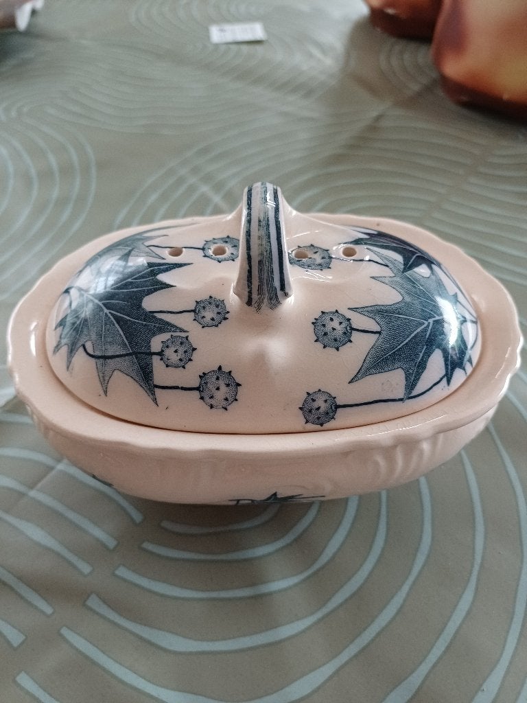 Antieke Villeroy dekschaaltje, Antiek en Kunst, Ophalen of Verzenden