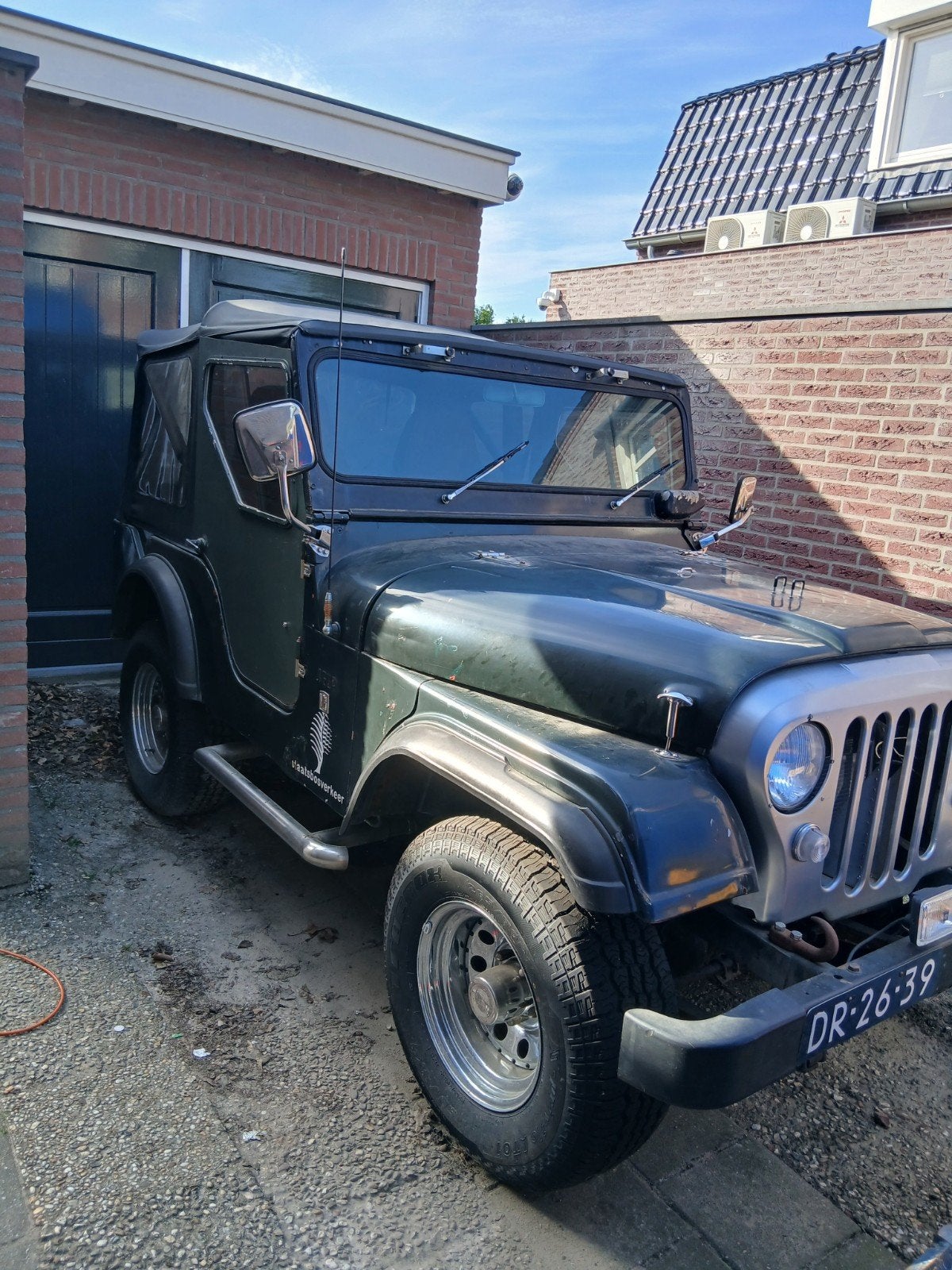 jeep cj5 v6 4.3, Auto's, Oldtimers, Beige, 4300 cc, Cabriolet, Particulier