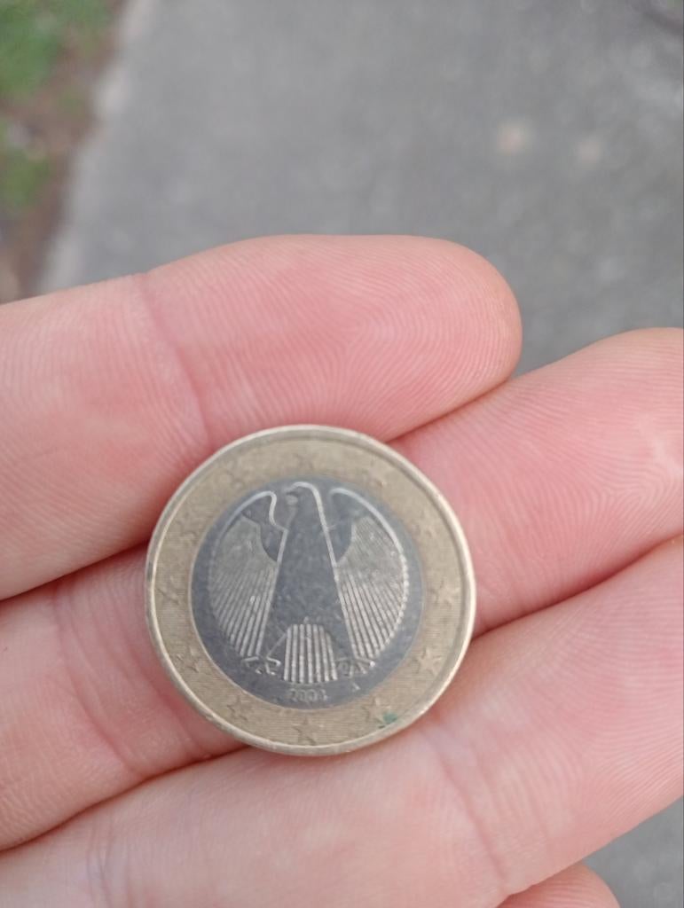 Zeldzame Duitse 1 Euro munt 2001, Postzegels en Munten, Munten | Europa | Euromunten, Ophalen of Verzenden, Duitsland, 1 euro
