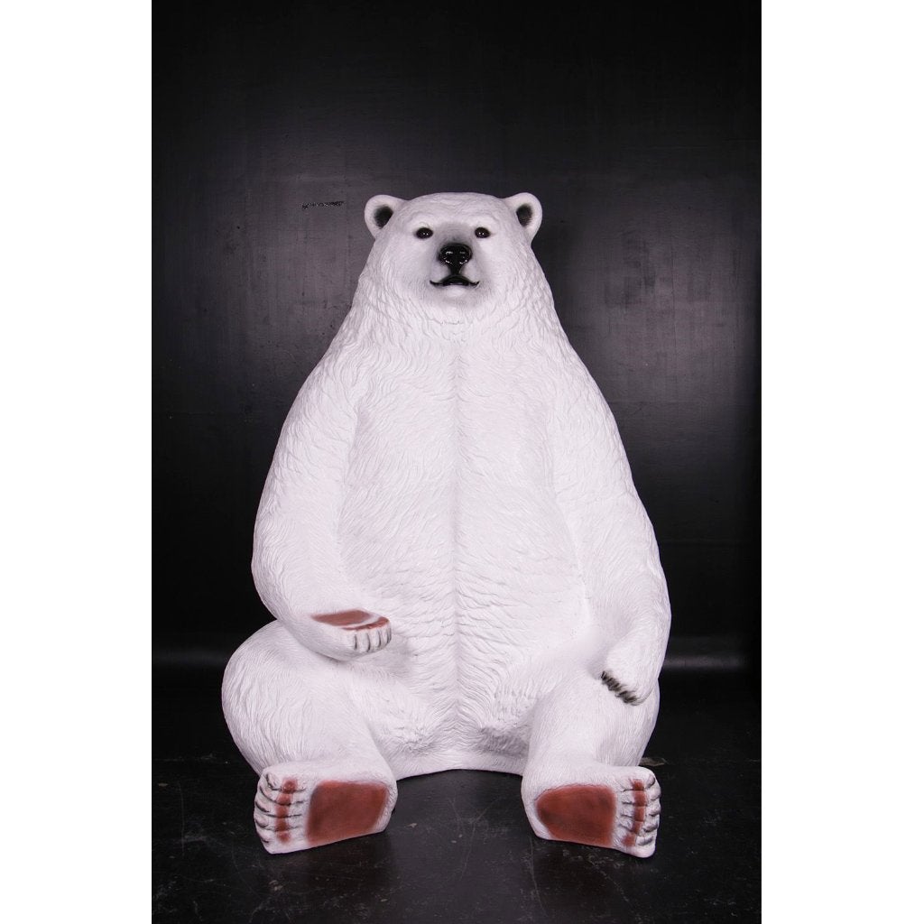 Sitting Polar Bear Jumbo – IJsbeer beeld Hoogte 226 cm, Ophalen, Nieuw, Overige typen