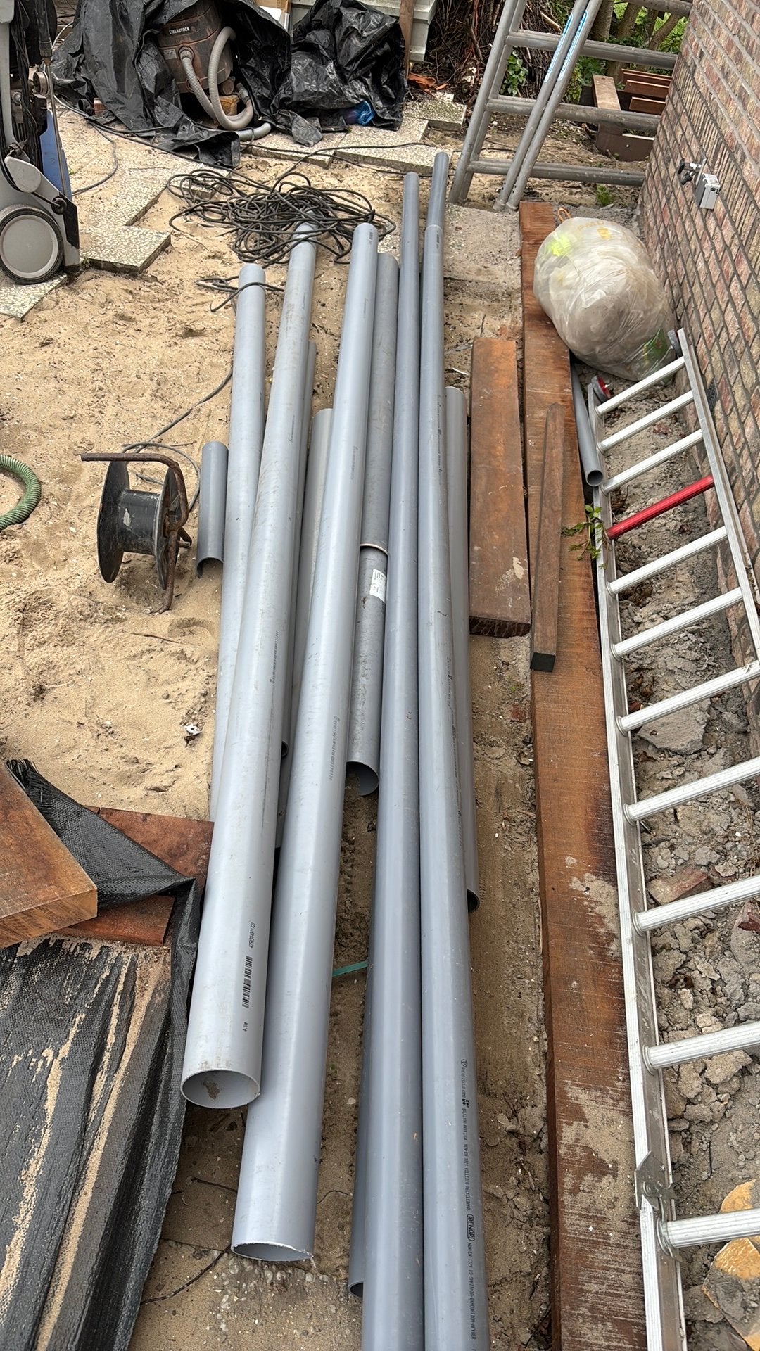Pvc meerder maten gratis, Ophalen, Bochten, Pvc, Zo goed als nieuw
