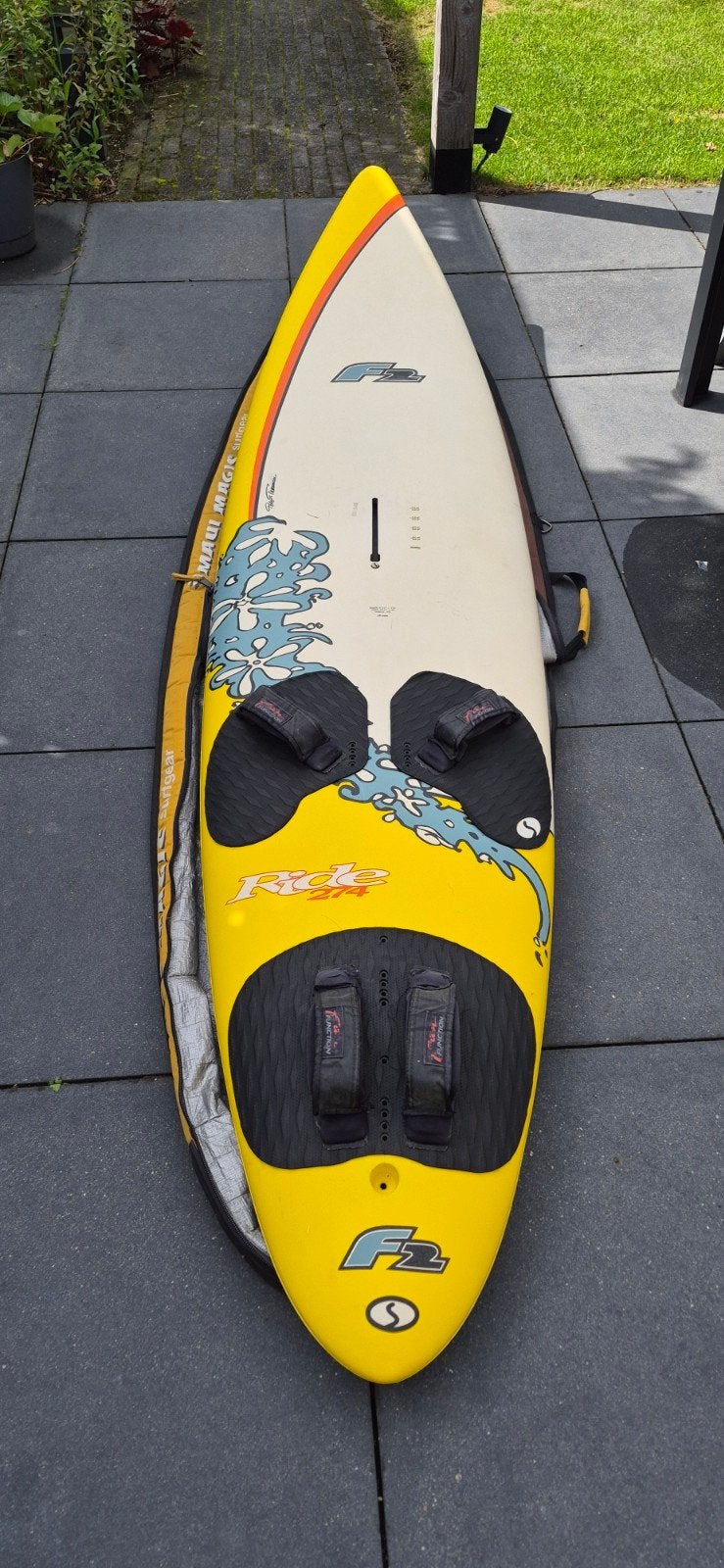 F2 Ride 274 freeride windsurfboard, 250 tot 300 cm, Gebruikt, F2, Ophalen of Verzenden