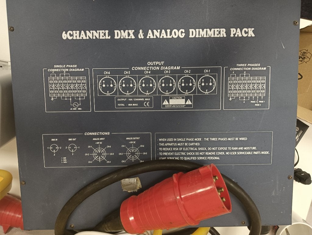6 kanaals dimmer, Ophalen of Verzenden, Gebruikt, Licht