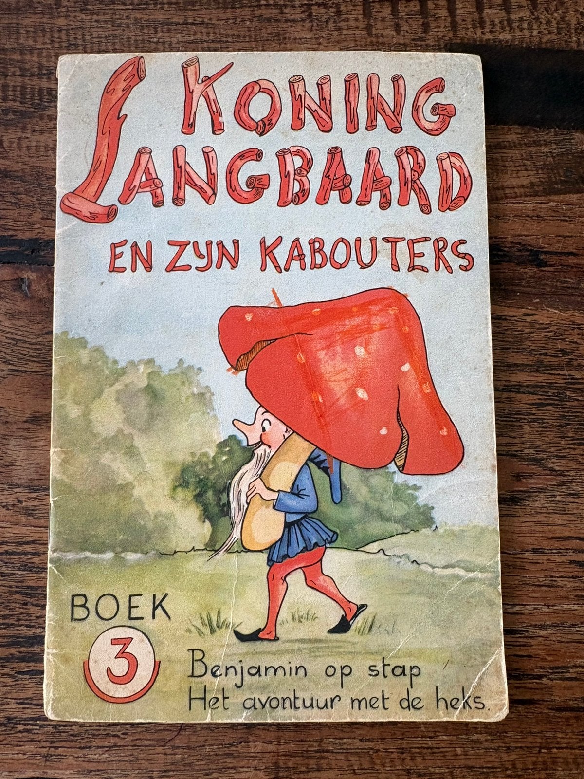 Oude Sprookjesboeken: Koning Langbaard en zijn kabouters, Boeken, Ophalen of Verzenden, Gelezen