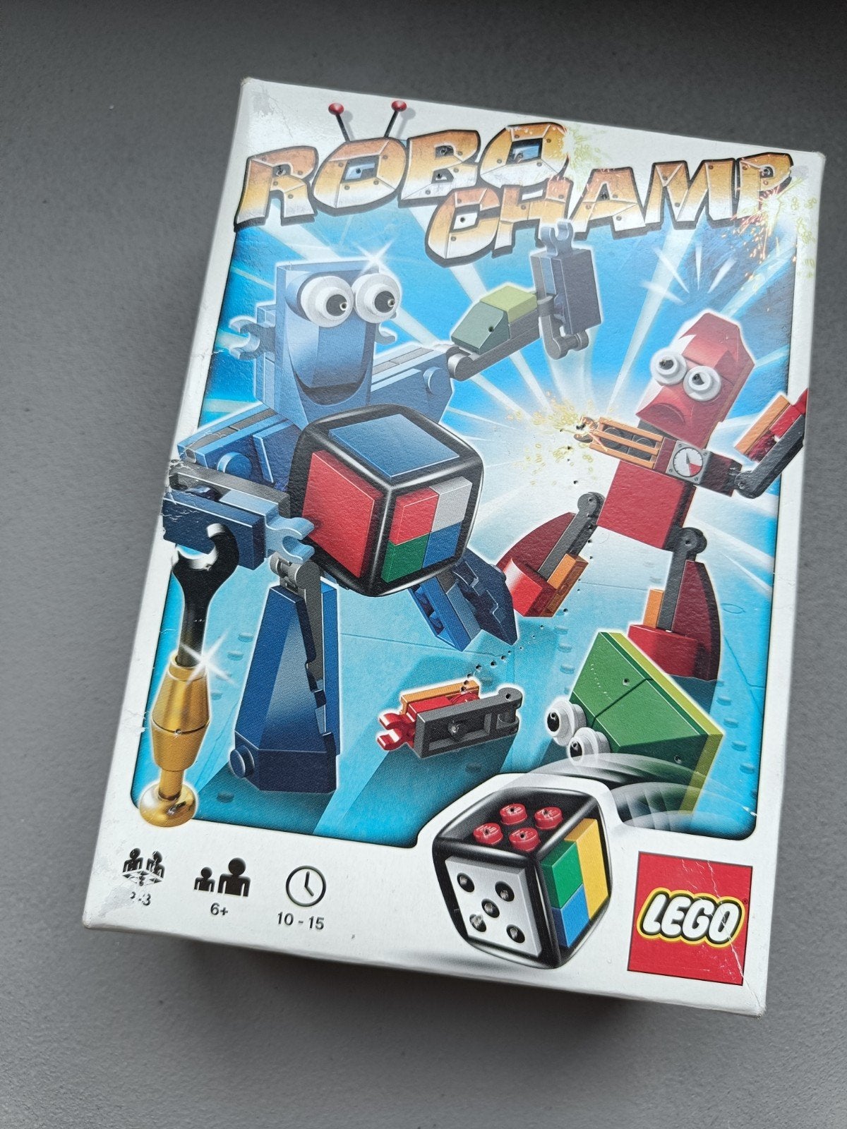 Lego Robo Champ bordspel - Compleet met instructies, Gebruikt, Overige thema's, Lego, Compleet