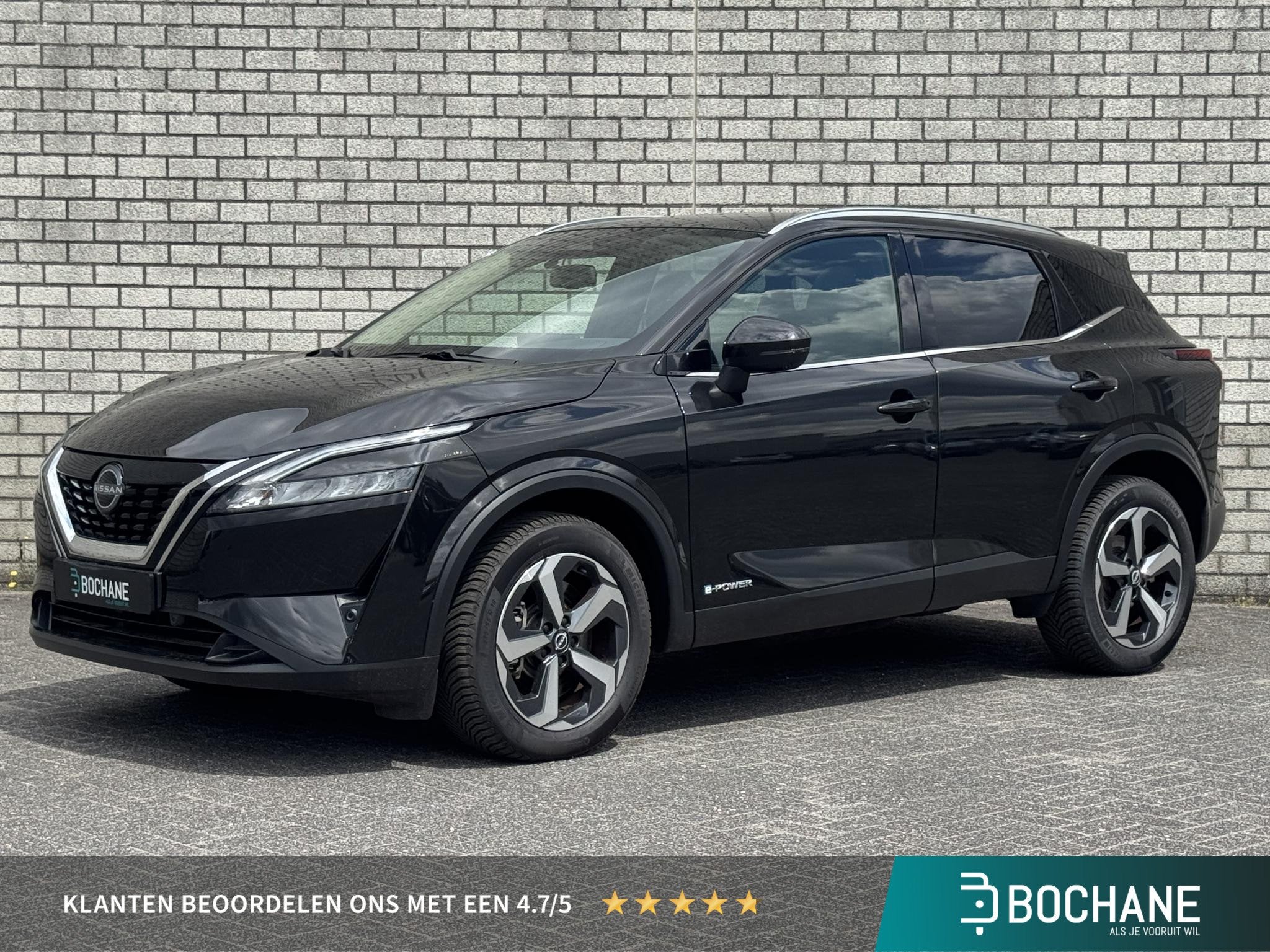 Nissan Qashqai 1.5 e-Power Limited Edition | Panoramadak | 3, Auto's, Nissan, Gebruikt, 190 pk, Zwart, Bedrijf