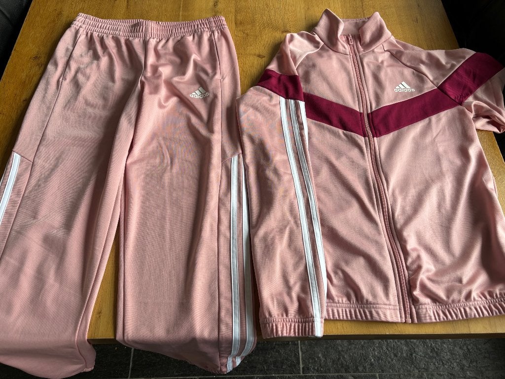 Adidas trainingspak maat 164, Ophalen, Adidas, Gebruikt, Meisje