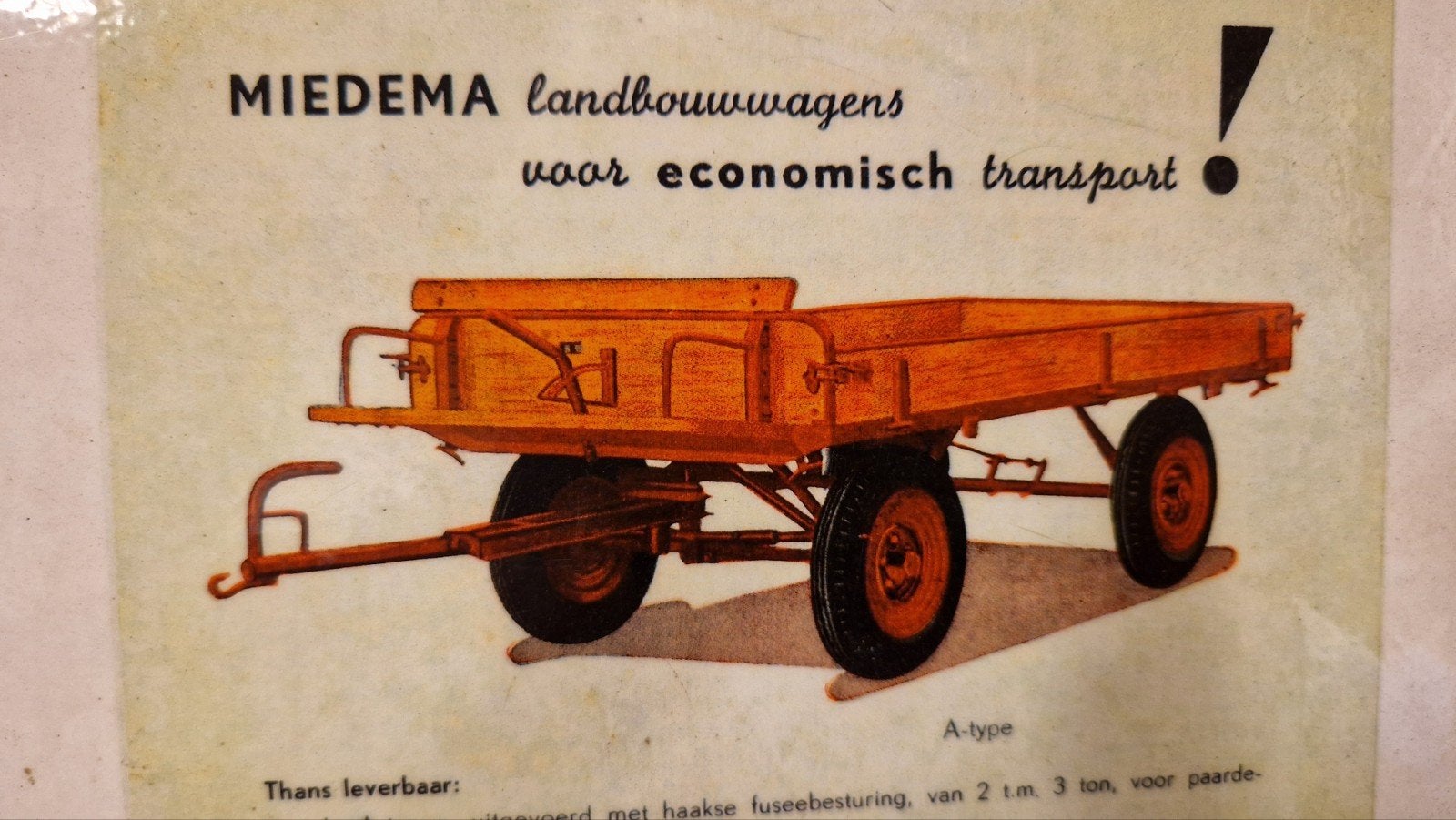 Miedema wagen AC15, Ophalen of Verzenden