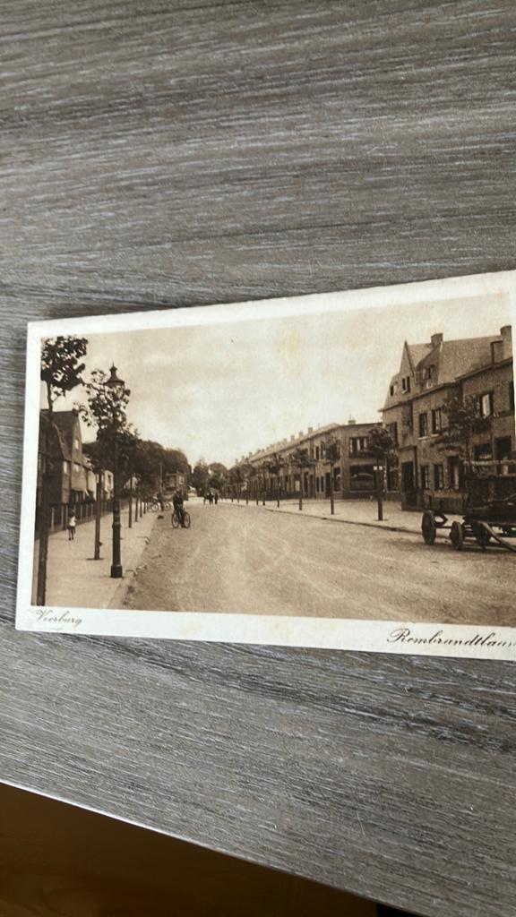 Oude Ansichtkaart Voorburg Rembrandtlaan, Ophalen of Verzenden, Voor 1920, Ongelopen, Zuid-Holland