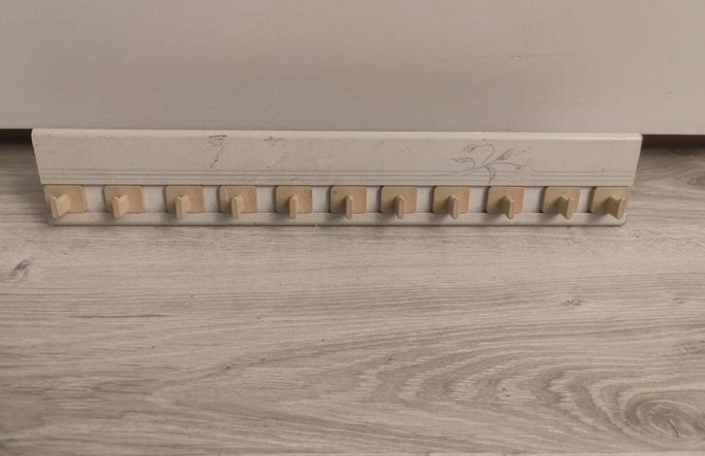 Wandkapstok met 11 haken van het merk Brabantia, Ophalen of Verzenden, Gebruikt