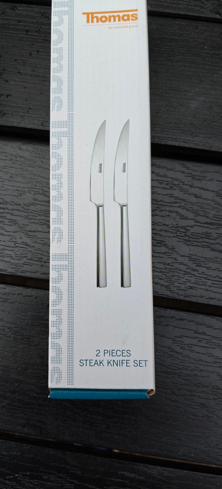 jumbo zegels  Thomas  2-delige steakmessenset, Huis en Inrichting, Los bestek, Nieuw, Ophalen of Verzenden, Rvs of Chroom