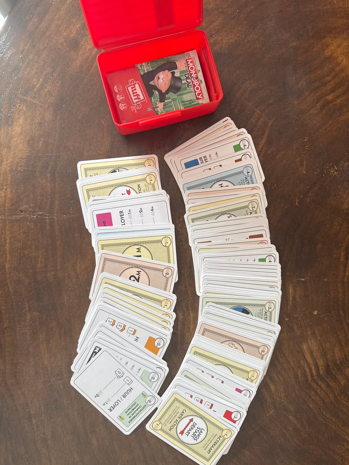 Monopoly Deal Kaartspel - Compact en Compleet, Een of twee spelers, Ophalen of Verzenden, Gebruikt